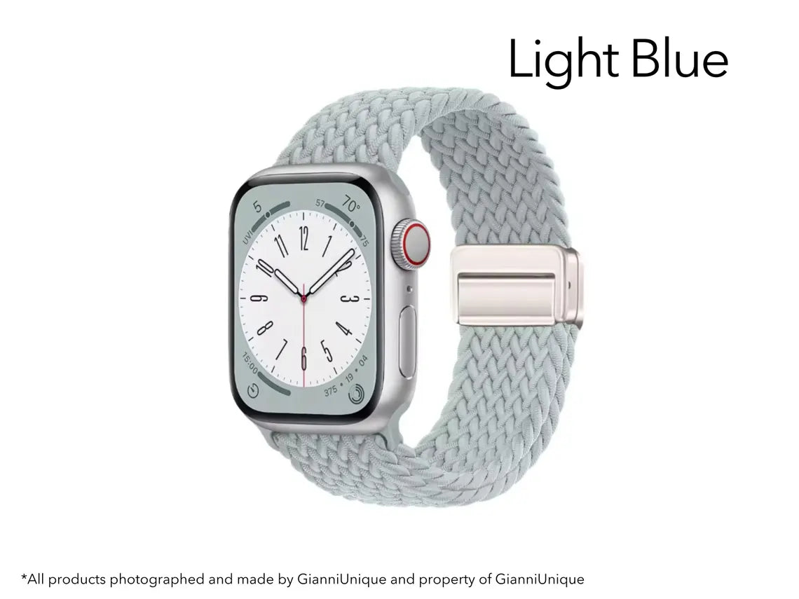 Apple Watch Band Soft Braided Magnetic Loop