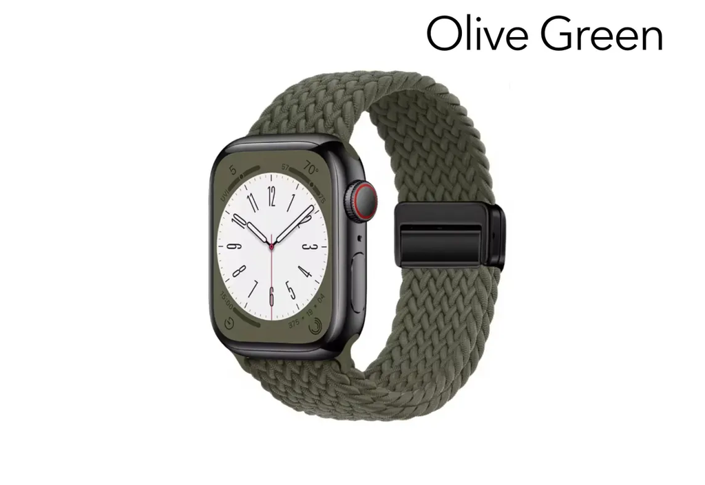 Apple Watch Band Soft Braided Magnetic Loop