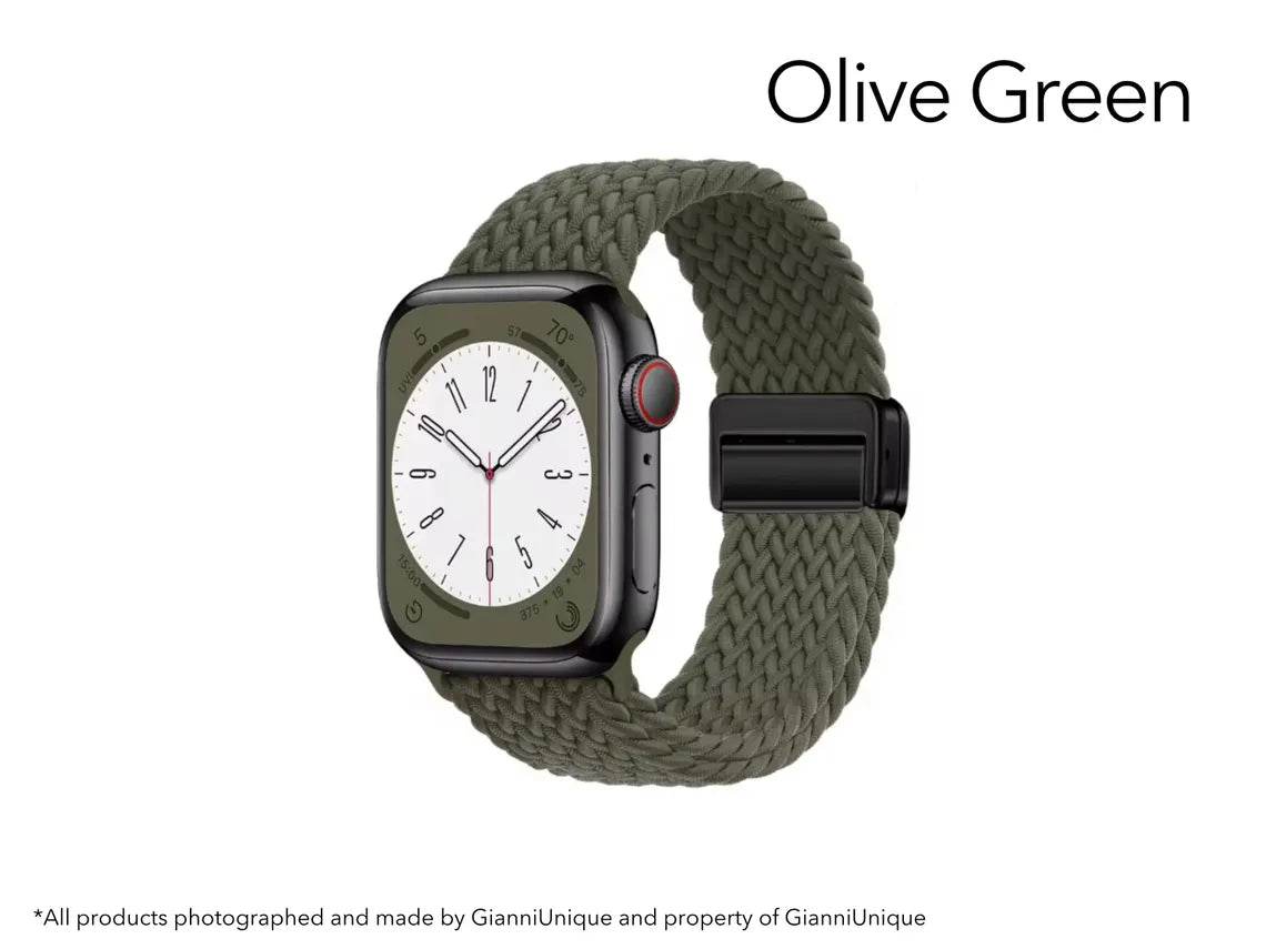 Apple Watch Band Soft Braided Magnetic Loop