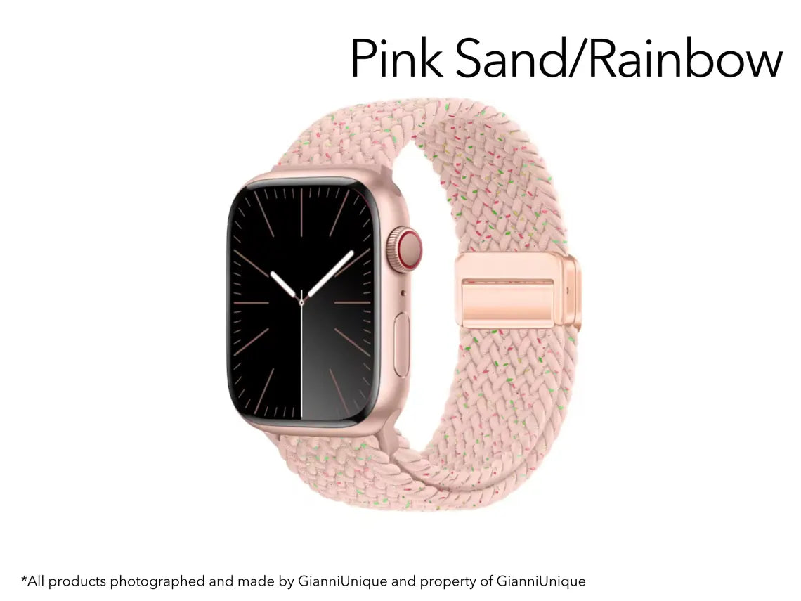 Apple Watch Band Soft Braided Magnetic Loop