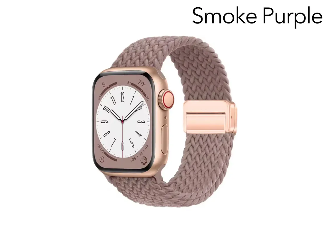 Apple Watch Band Soft Braided Magnetic Loop