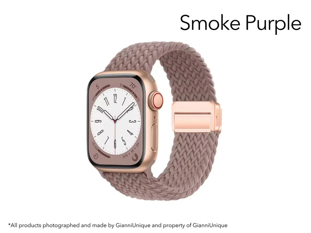 Apple Watch Band Soft Braided Magnetic Loop