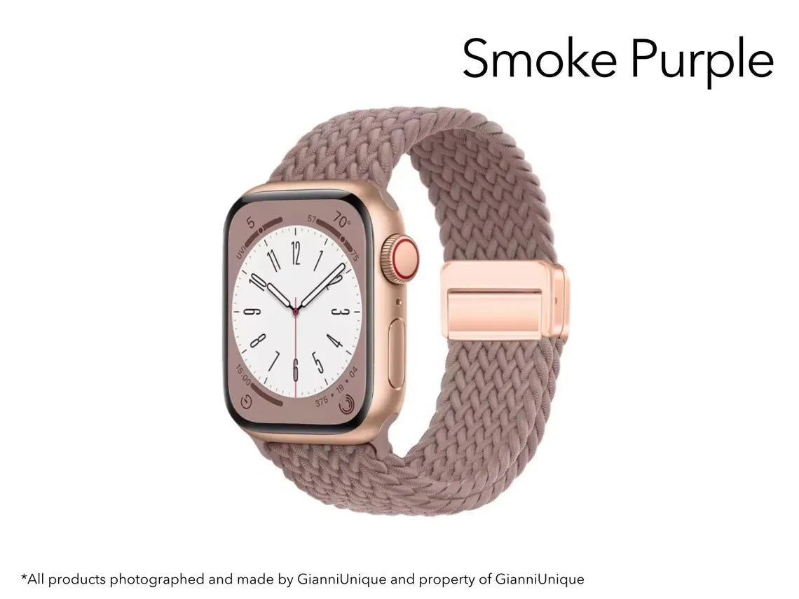 Apple Watch Band Soft Braided Magnetic Loop