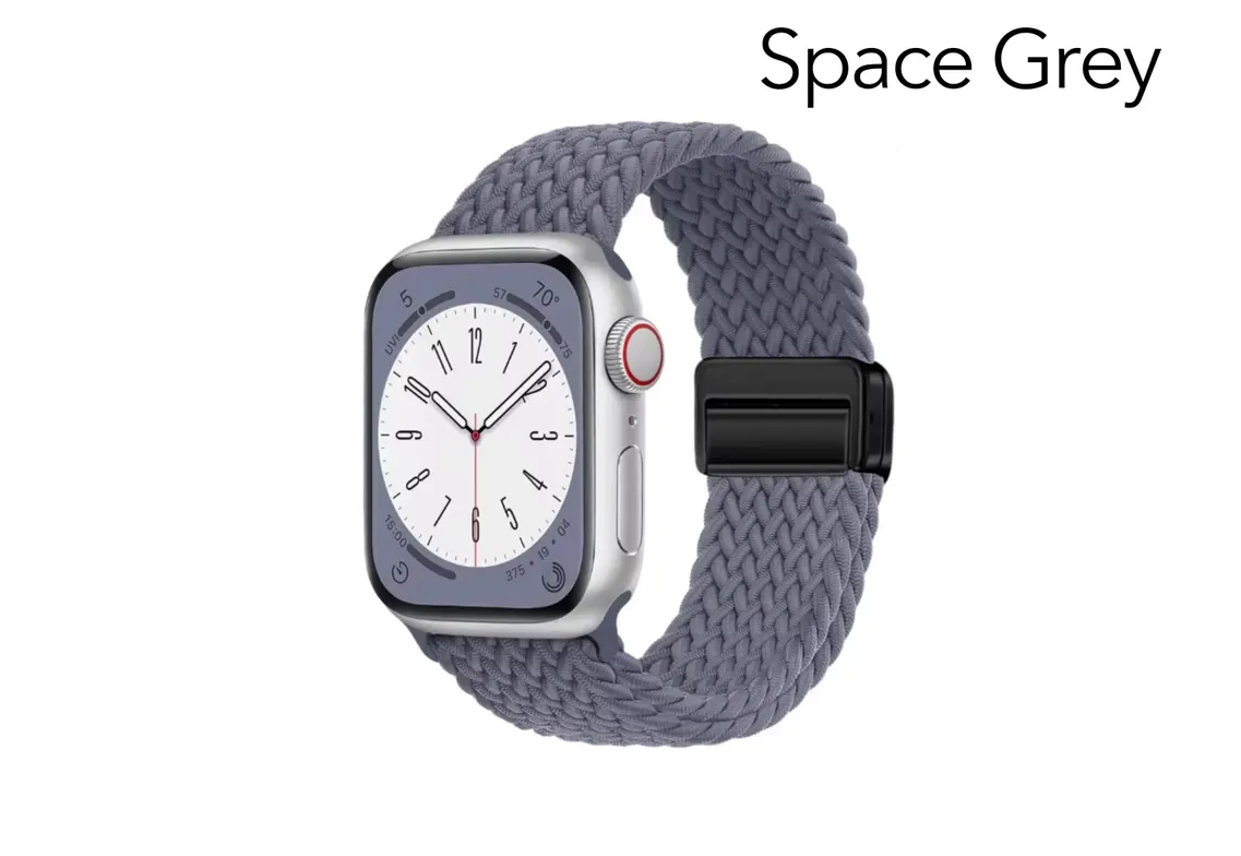 Apple Watch Band Soft Braided Magnetic Loop
