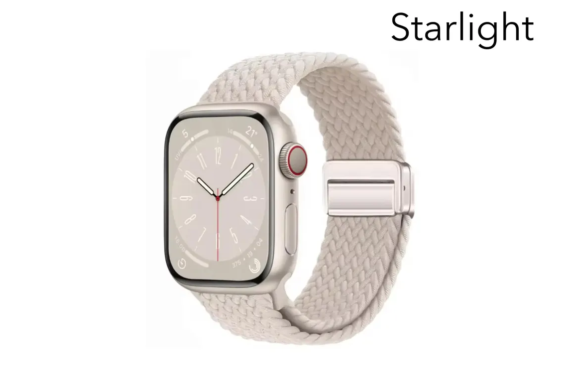 Apple Watch Band Soft Braided Magnetic Loop