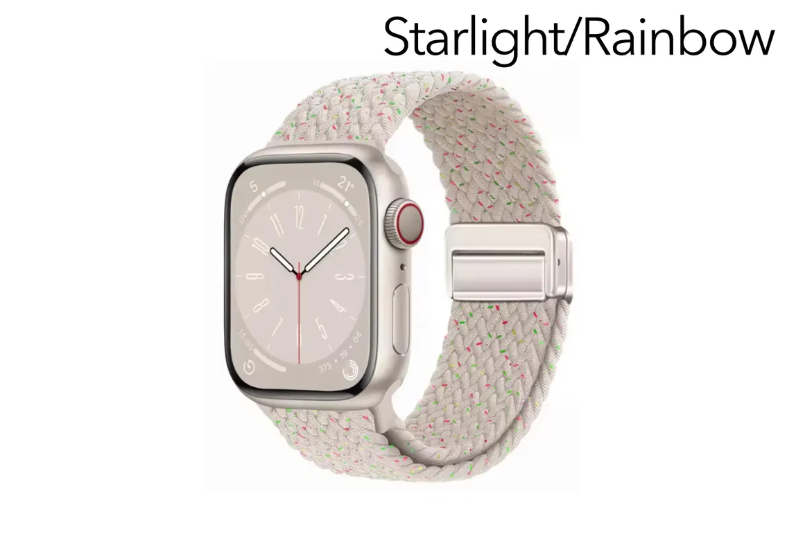 Apple Watch Band Soft Braided Magnetic Loop