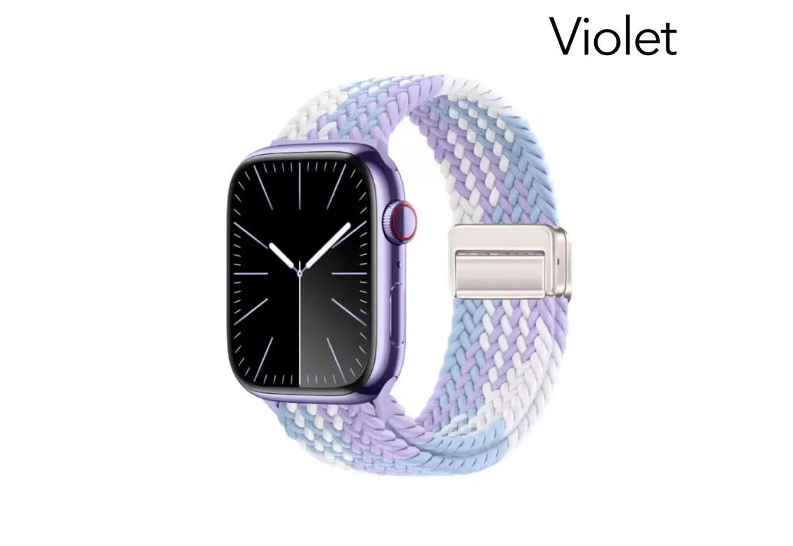 Apple Watch Band Soft Braided Magnetic Loop