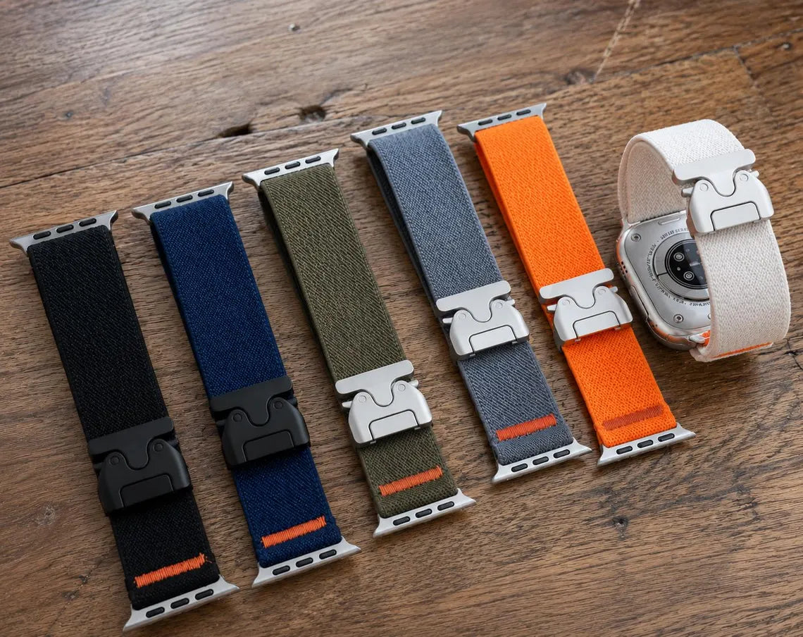Apple Watch Band Rugged Parachute Nylon Strap