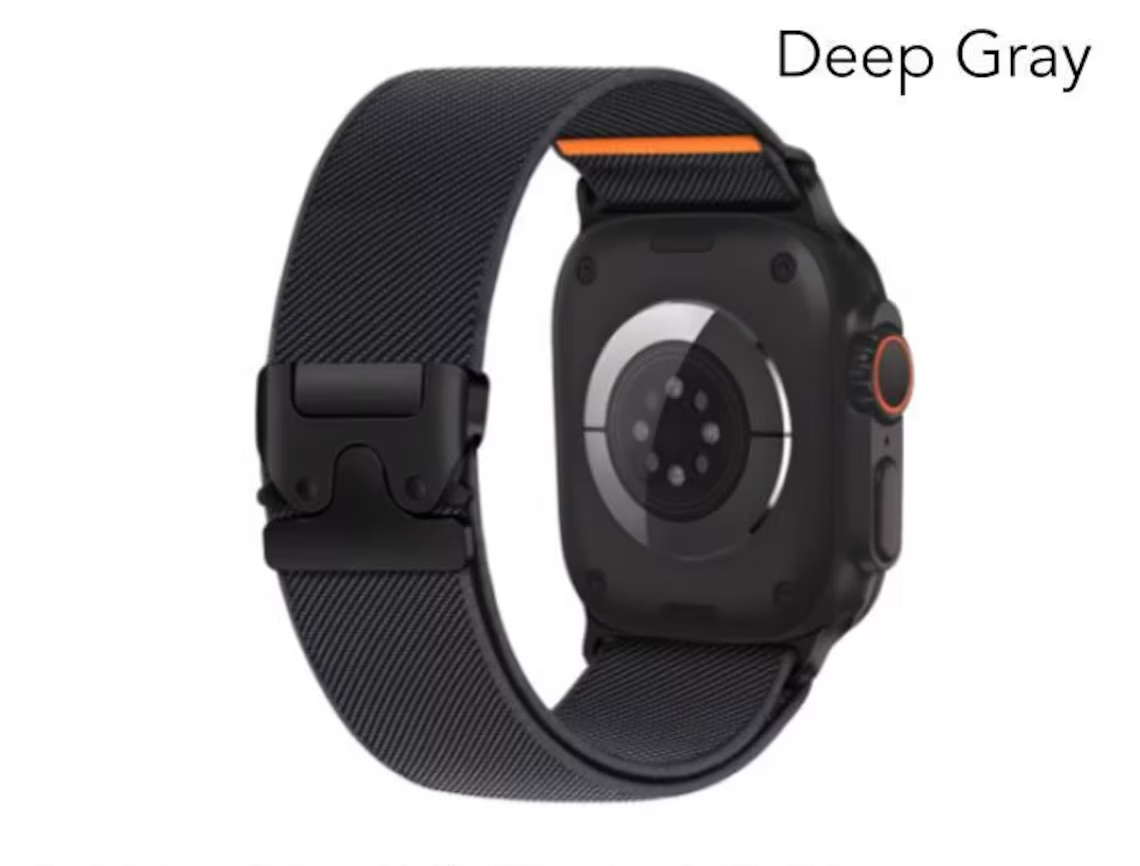 Apple Watch Band Rugged Parachute Nylon Strap