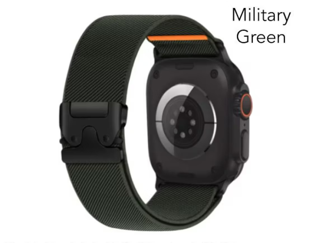 Apple Watch Band Rugged Parachute Nylon Strap